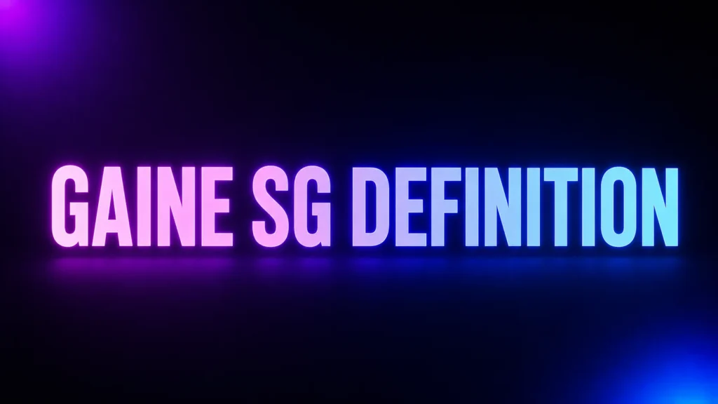 Gaine SG Definition: What Does SG Mean in Text and Social Media?