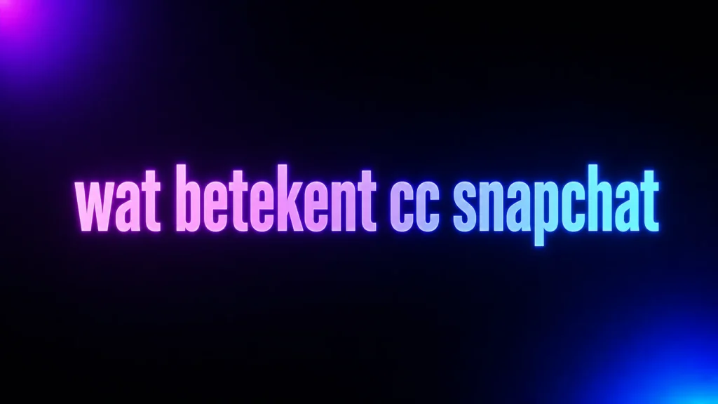 Wat Betekent CC Snapchat? The Meaning Changes With the Context