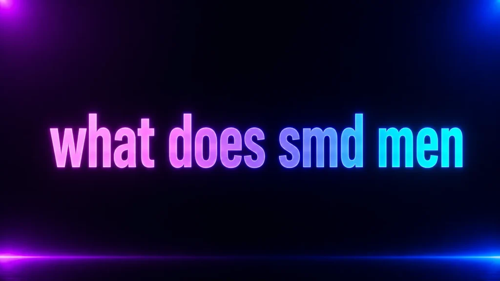 What Does SMD Men? SMD Meaning in Text, Slang, TikTok, and Social Media